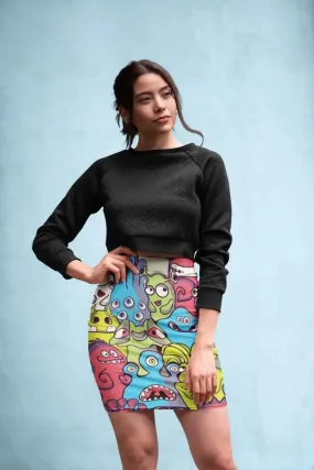 Abstract Pattren (27) Pencil Skirt