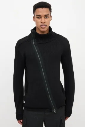 Asymmetrical Zip Sweater