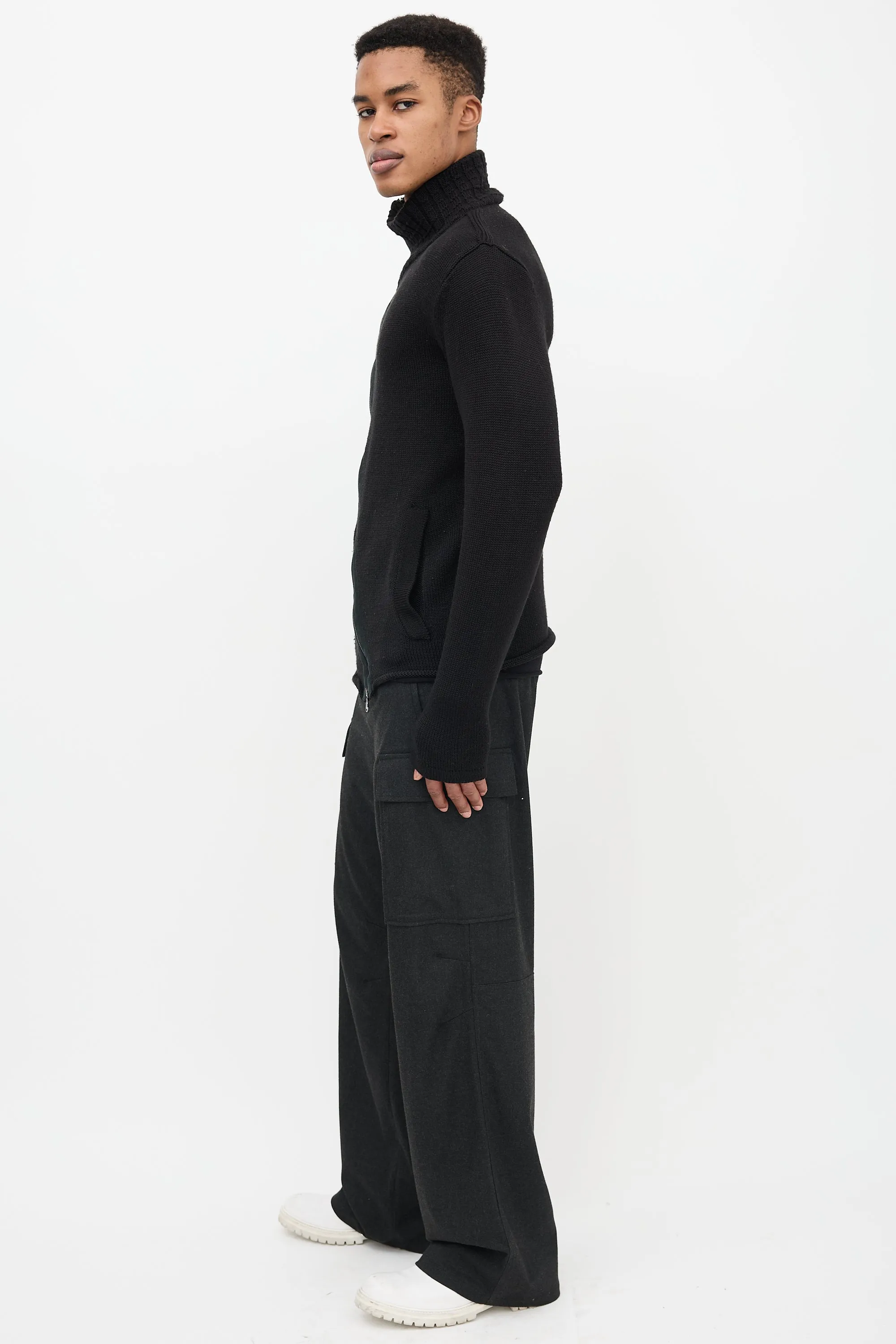 Asymmetrical Zip Sweater