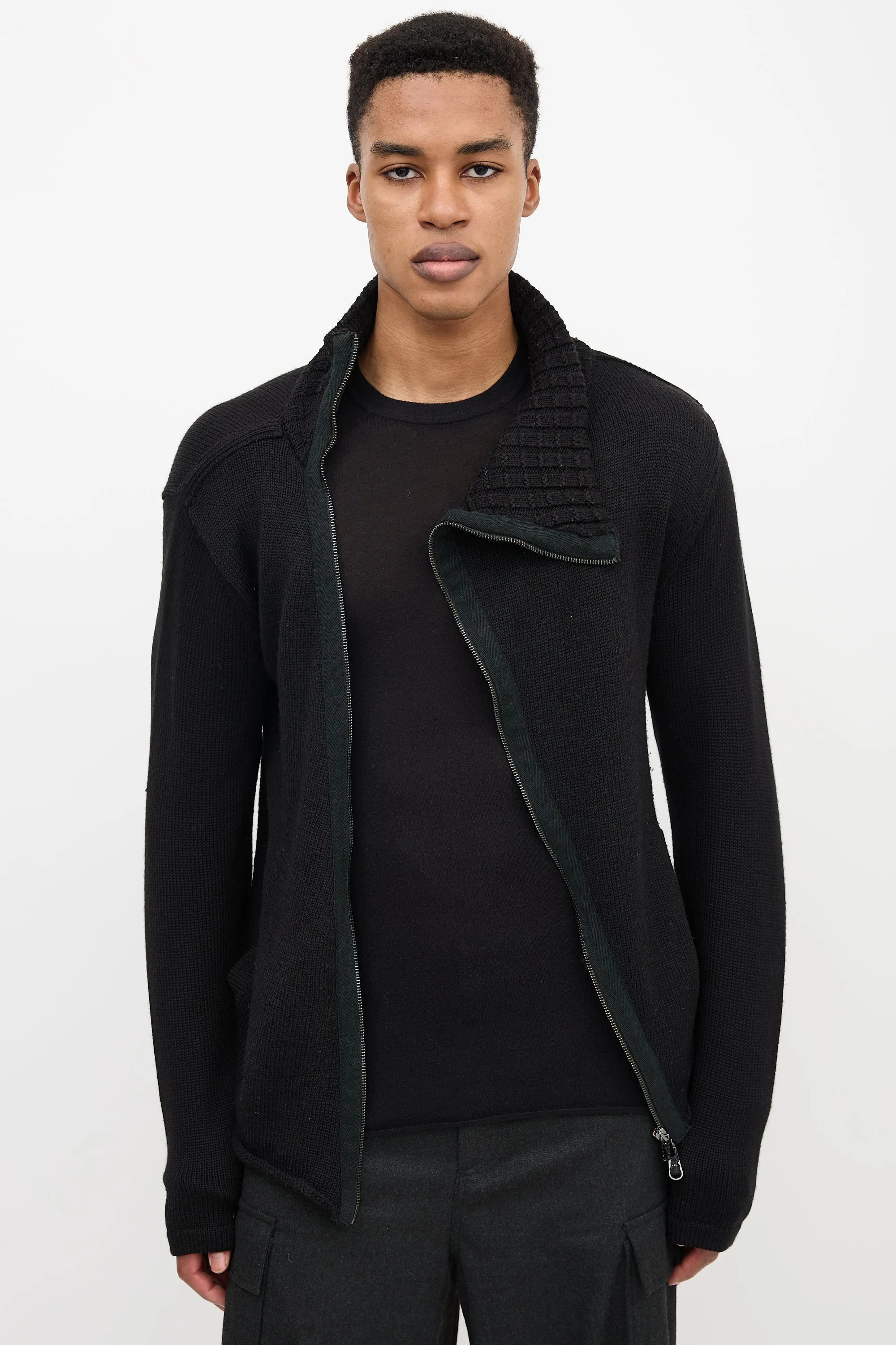 Asymmetrical Zip Sweater