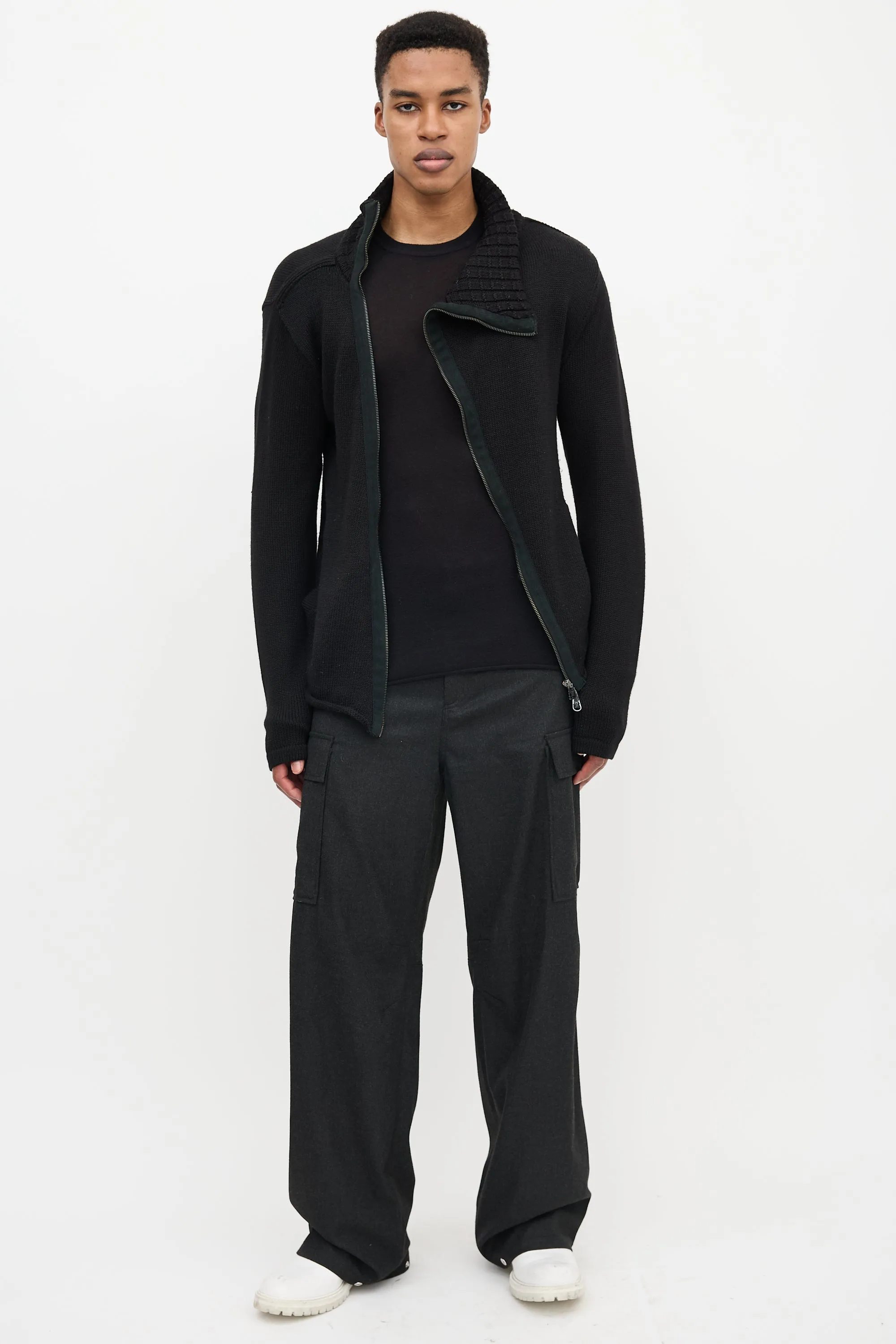 Asymmetrical Zip Sweater