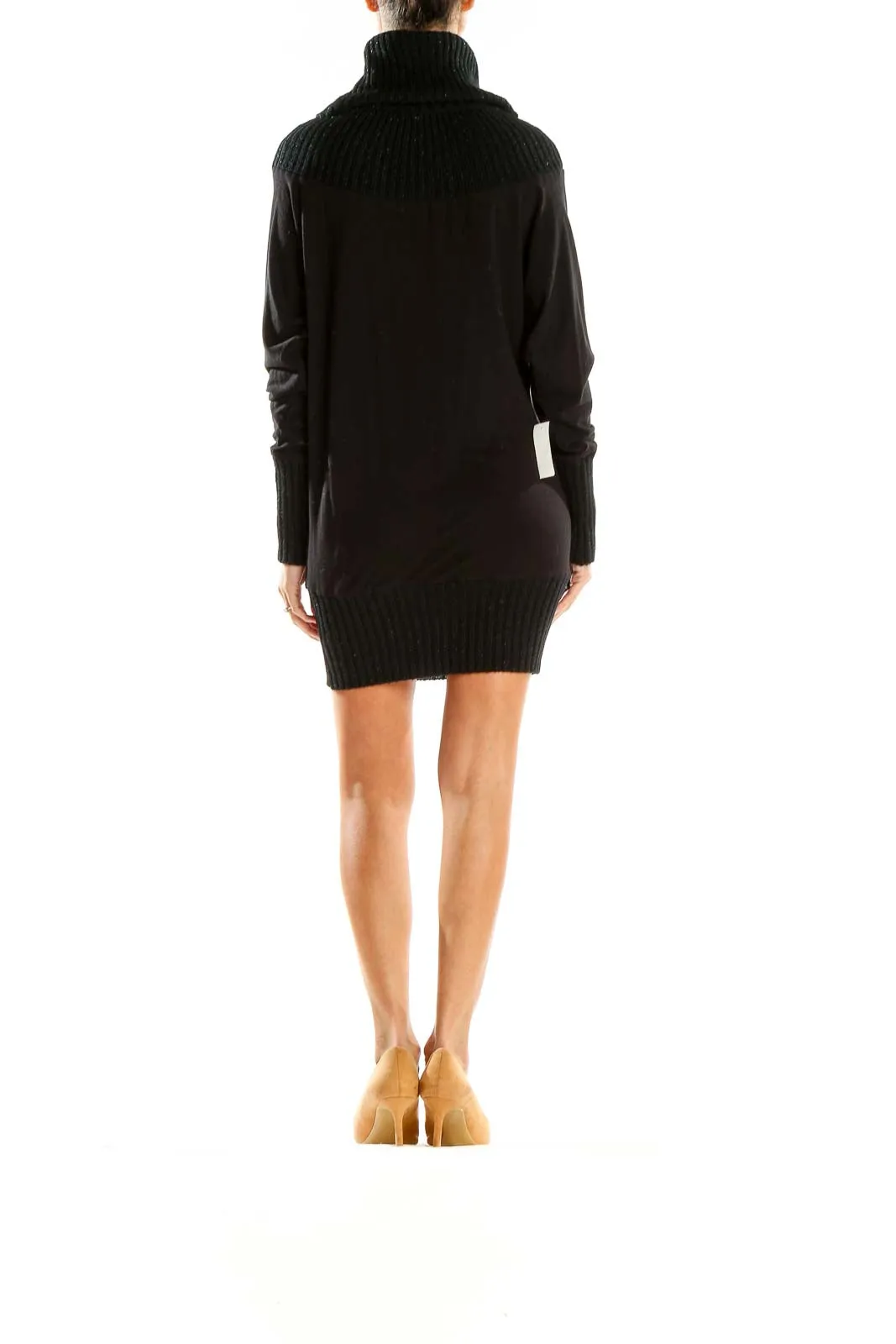 Black Turtleneck Sweater Dress