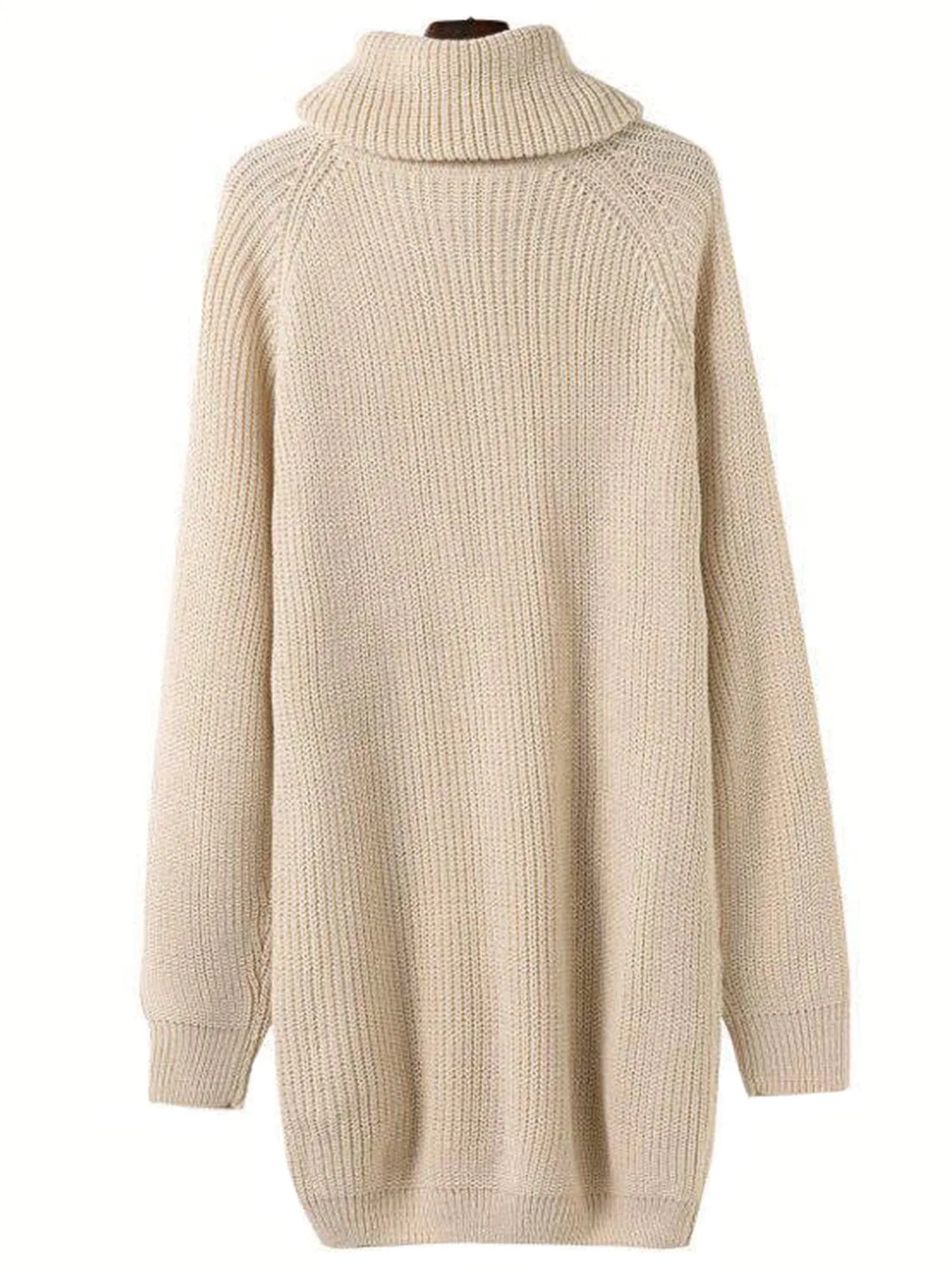 'Diana' Turtleneck Knit Dress
