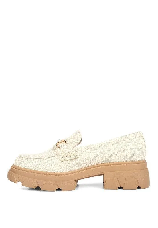 Jaxtyn Chunky Platform Heel Loafers