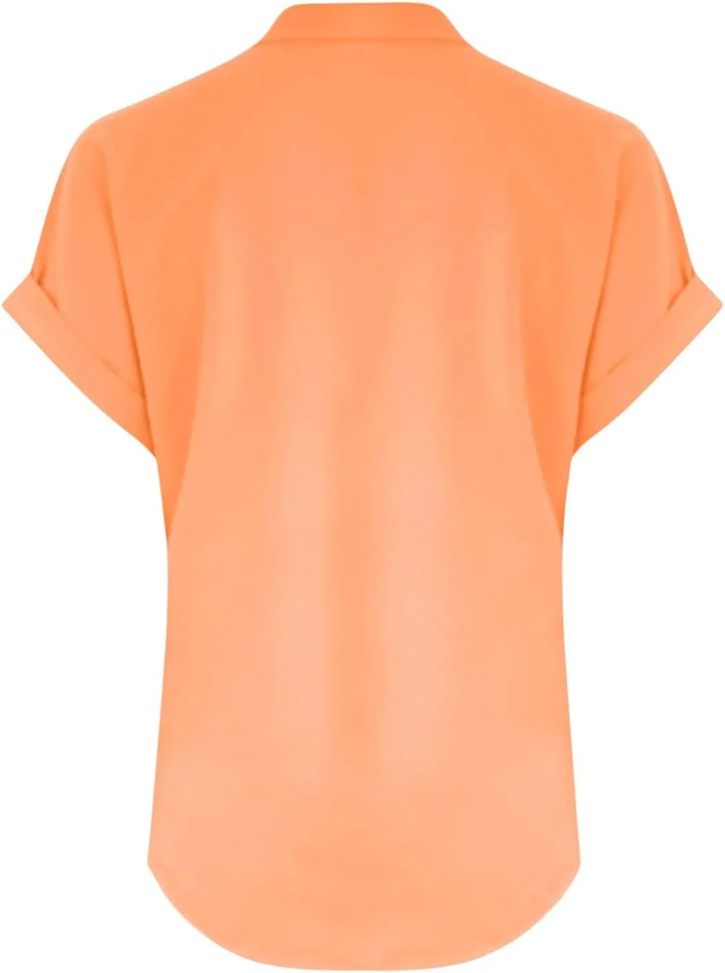 Linen Shirt for Women Summer Button Down Short Sleeve V Neck Tops Solid Color Comfy Blouses Casual Dressy Tunic Tees
