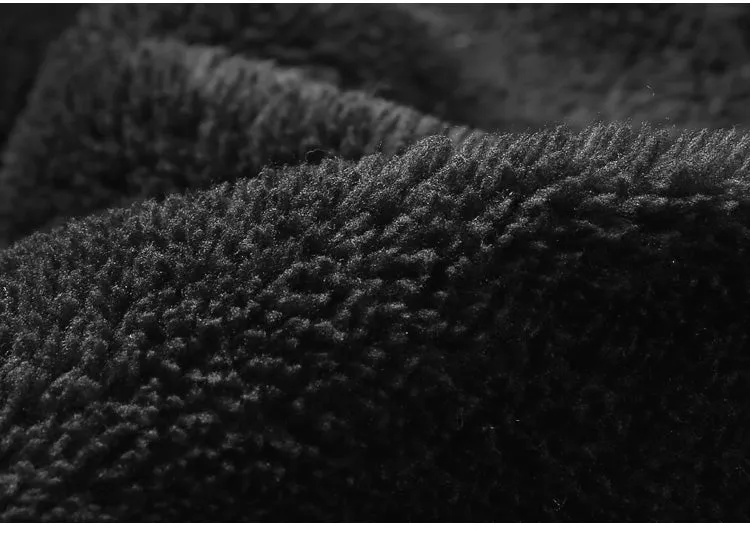 Men's Winter Warm Plush Cashmere Long Loose Hooded Coat