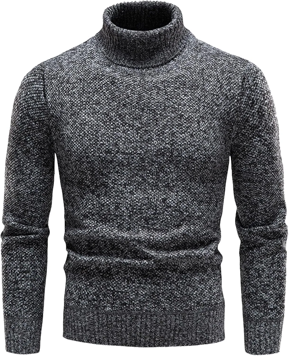 Sweaters for Men Men's Cardigan Sweaters Turtleneck Long Sleeve Knitted Big and Tall Slim Workout Cable Knit Fleece