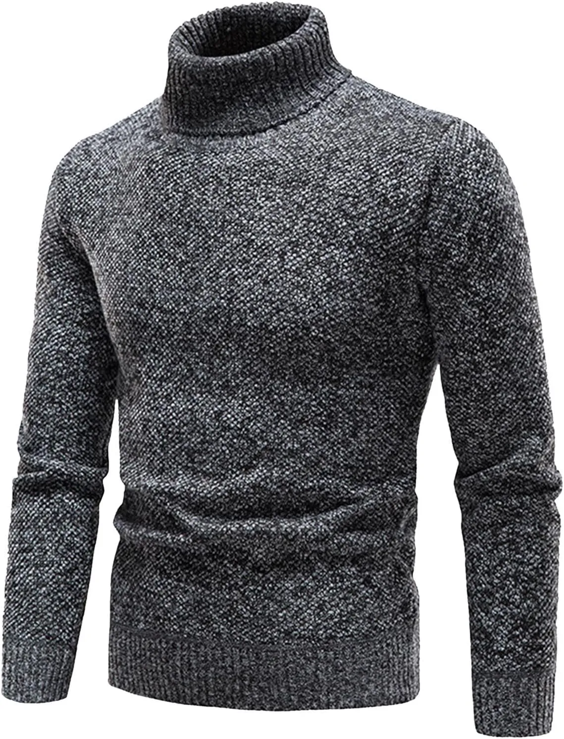 Sweaters for Men Men's Cardigan Sweaters Turtleneck Long Sleeve Knitted Big and Tall Slim Workout Cable Knit Fleece