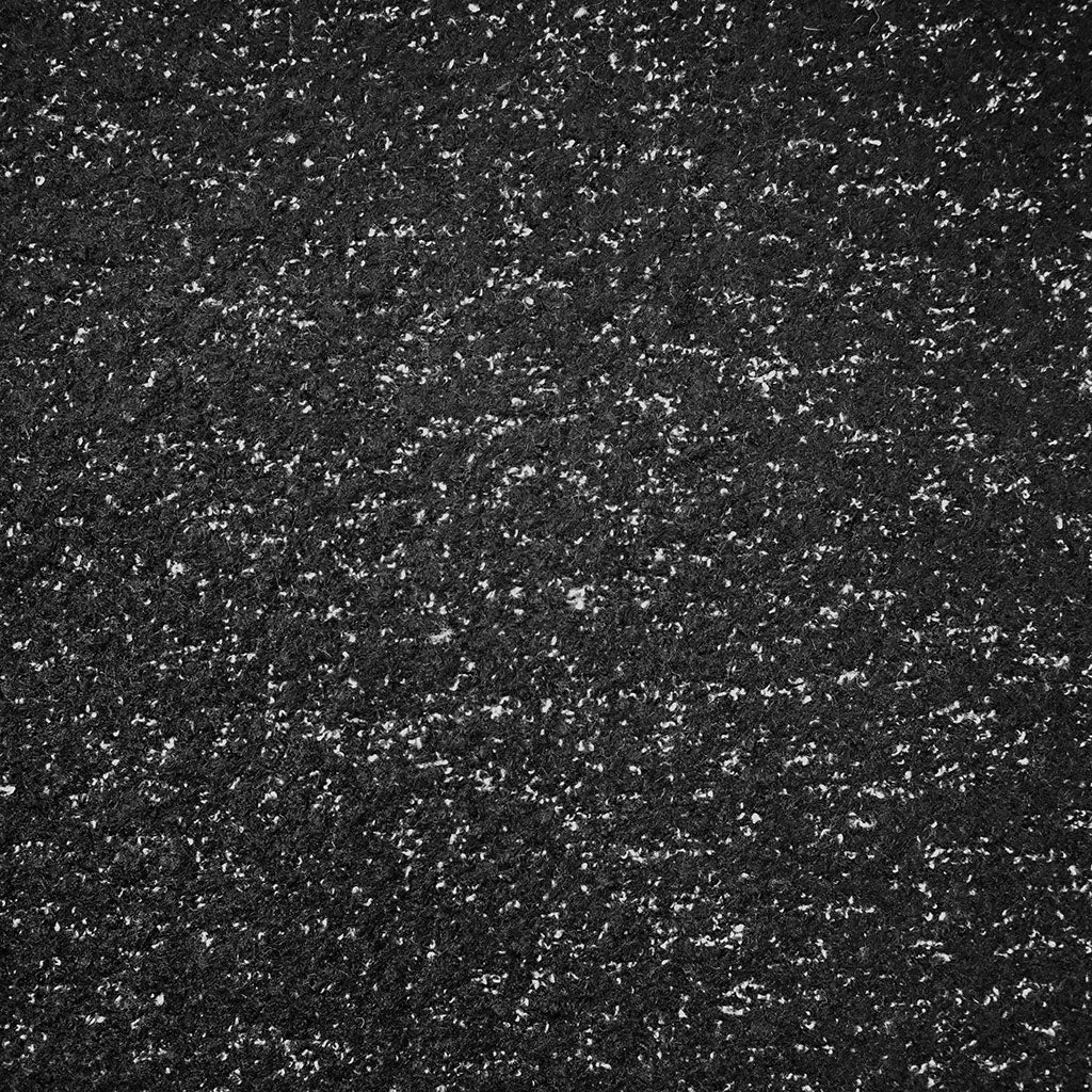 Ultra Plush Slub Boucle Wool Coating Black/White