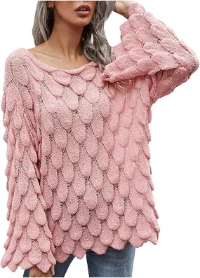 Women Turtleneck Long Sleeve Fashion Sweaters Chunky Knit Fall Winter Oversized Loose Pullover Sweater Top Warm Cotton