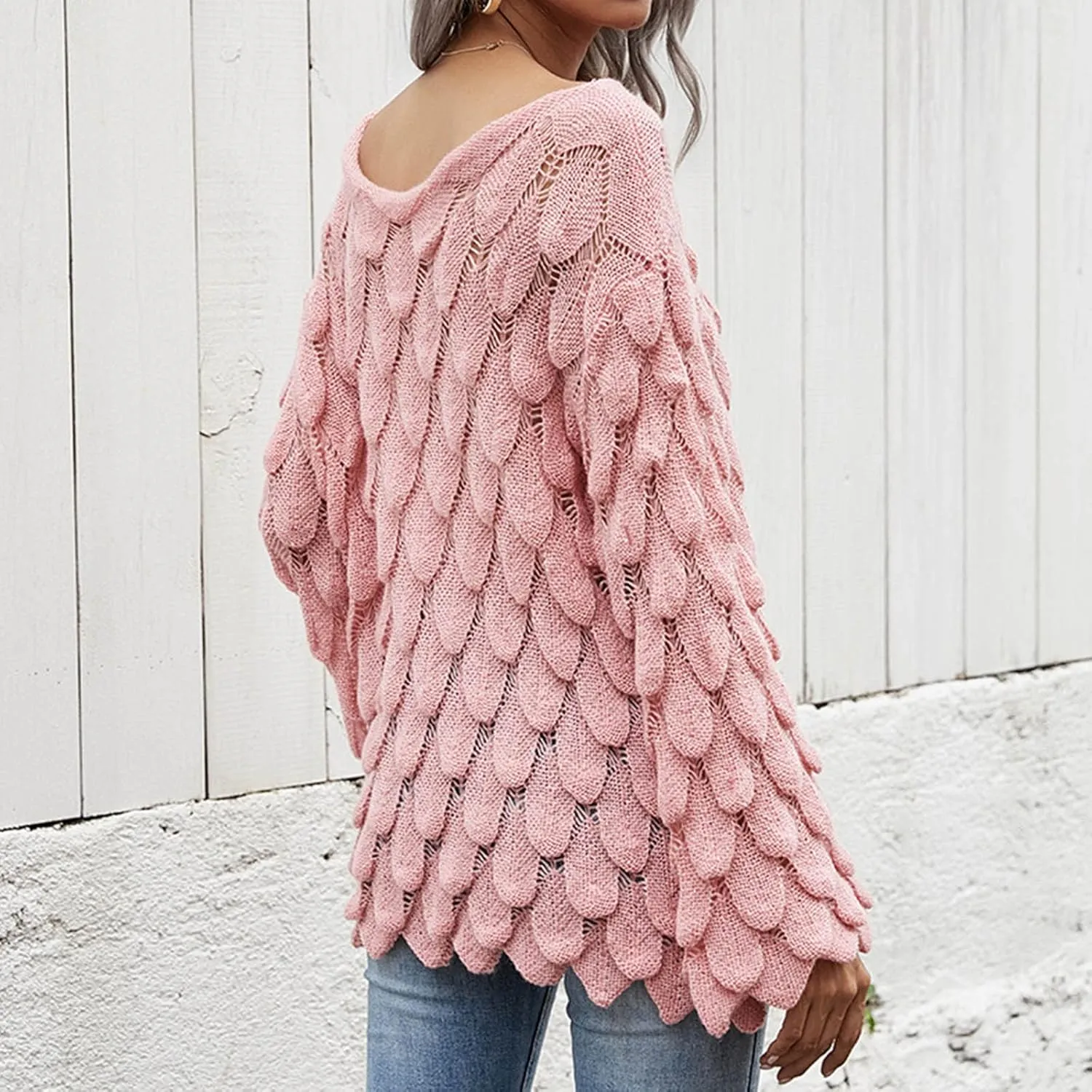 Women Turtleneck Long Sleeve Fashion Sweaters Chunky Knit Fall Winter Oversized Loose Pullover Sweater Top Warm Cotton